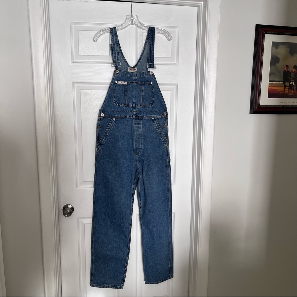 Vintage GUESS® JEANS Denim Overalls in Sz Small - Picture 10 of 16